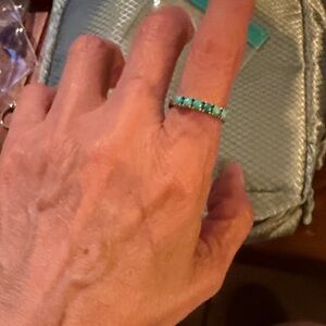 Sleeping beauty Turquoise Stone silver Ring